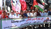 وقفة تضامنية مع القدس والأقصى في مدينة صيدا اللبنانية
