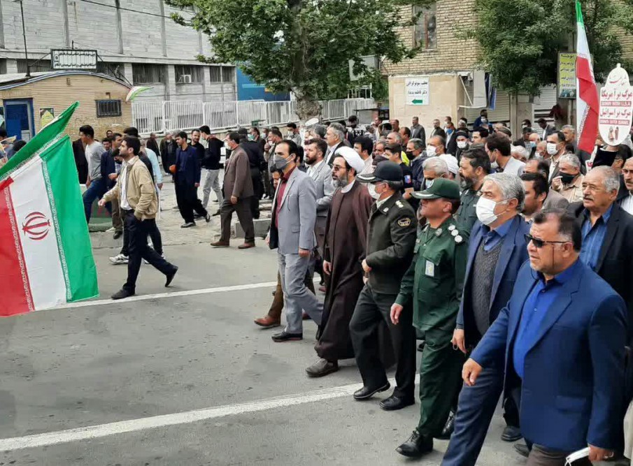 تصاویر/ راهپیمایی روز قدس در شهرستان کامیاران