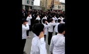 فیلم | اجرای سرود سلام فرمانده توسط دانش آموزان در راهپیمایی روز قدس قم