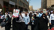 حضور با صلابت مردم خوزستان در حمایت از مردم مظلوم فلسطین