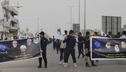 مردم بصره عراق در روز قدس بر التزام به راه مقاومت تأکید کردند + تصاویر