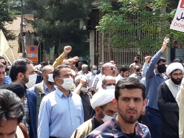 فیلم / راهپیمایی روز قدس در کاشان