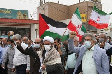 فیلم| راهپیمایی مردم چغادک در روز جهانی قدس
