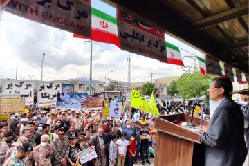 تصاویر/ راهپیمایی روز جهانی قدس در شهرستان پیرانشهر