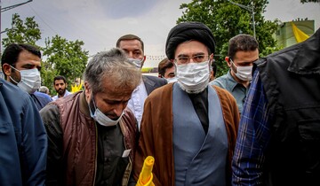 تصاویر/ حضور مسئولان لشکری و کشوری در راهپیمایی روز قدس