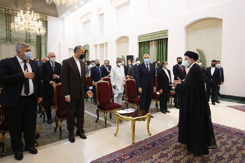 تصاویر/ رئیس جمهور در دیدار با سفرا و روسای نمایندگی های کشورهای اسلامی