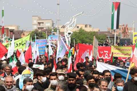 تصاویر/ حضور علما و روحانیون ارومیه در راهپیمایی روز قدس