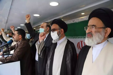 تصاویر/ حضور پرشور مردم تبریز در راهپیمایی روز قدس