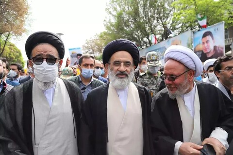 تصاویر/ حضور پرشور مردم تبریز در راهپیمایی روز قدس