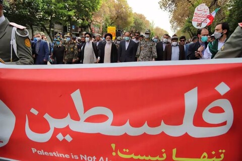 تصاویر/ حضور پرشور مردم تبریز در راهپیمایی روز قدس