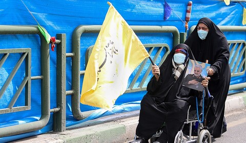 تصاویر/ راهپیمایی روز جهانی قدس در تهران 1