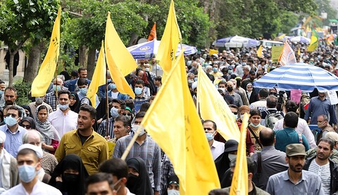 تصاویر/ راهپیمایی روز جهانی قدس در تهران 1
