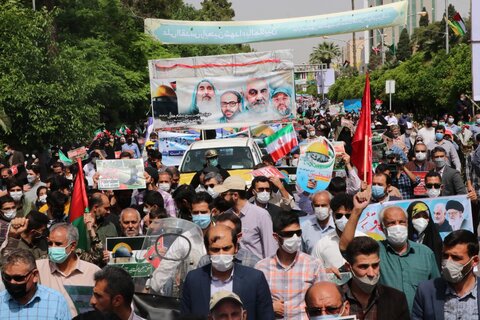 تصاوی|راهپیمایی با شکوه روز  قدس در شیراز