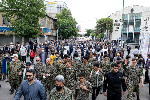 تصاویر / راهپیمایی مردم قزوین در روز جهانی قدس