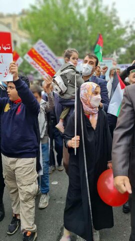 تصاویر / راهپیمایی مردم قزوین در روز جهانی قدس