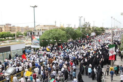 تصاویر/ راهپیمایی روز جهانی قدس در قم