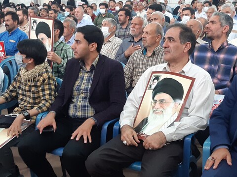 تصاویر:تجمع ضد صهیونیستی مردم کاشان در سالن شهدای بسیج