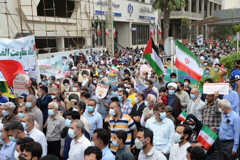 تصاویر راهپیمایی روز جهانی قدس در بوشهر