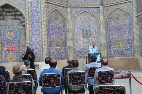 تصاویر| گفت و گوی ادیان توحیدی در مسجد نصیرالملک شیراز