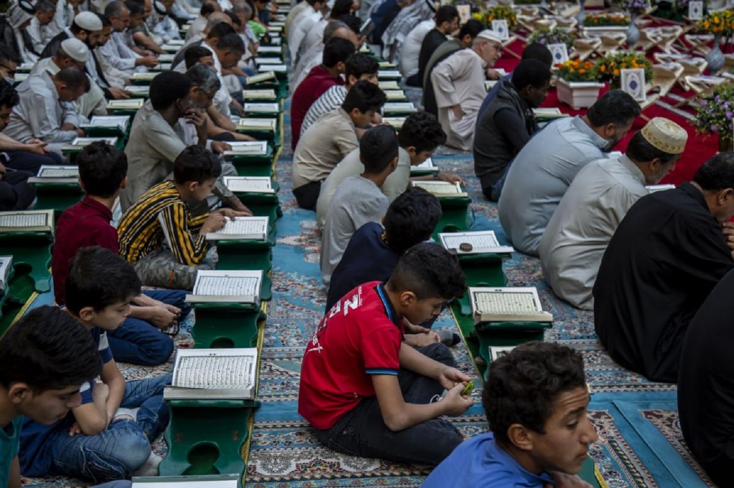 Children were always present at the Quranic Khatma of the month of Ramadan