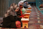 تصاویر/ محفل انس با قرآن کریم در مسجد جامع سنندج
