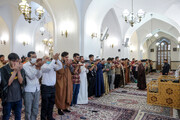 تصاویر/ اعتکاف دانشجویی هیئت ودیعة‌الحسین در مسجد گوهرشاد