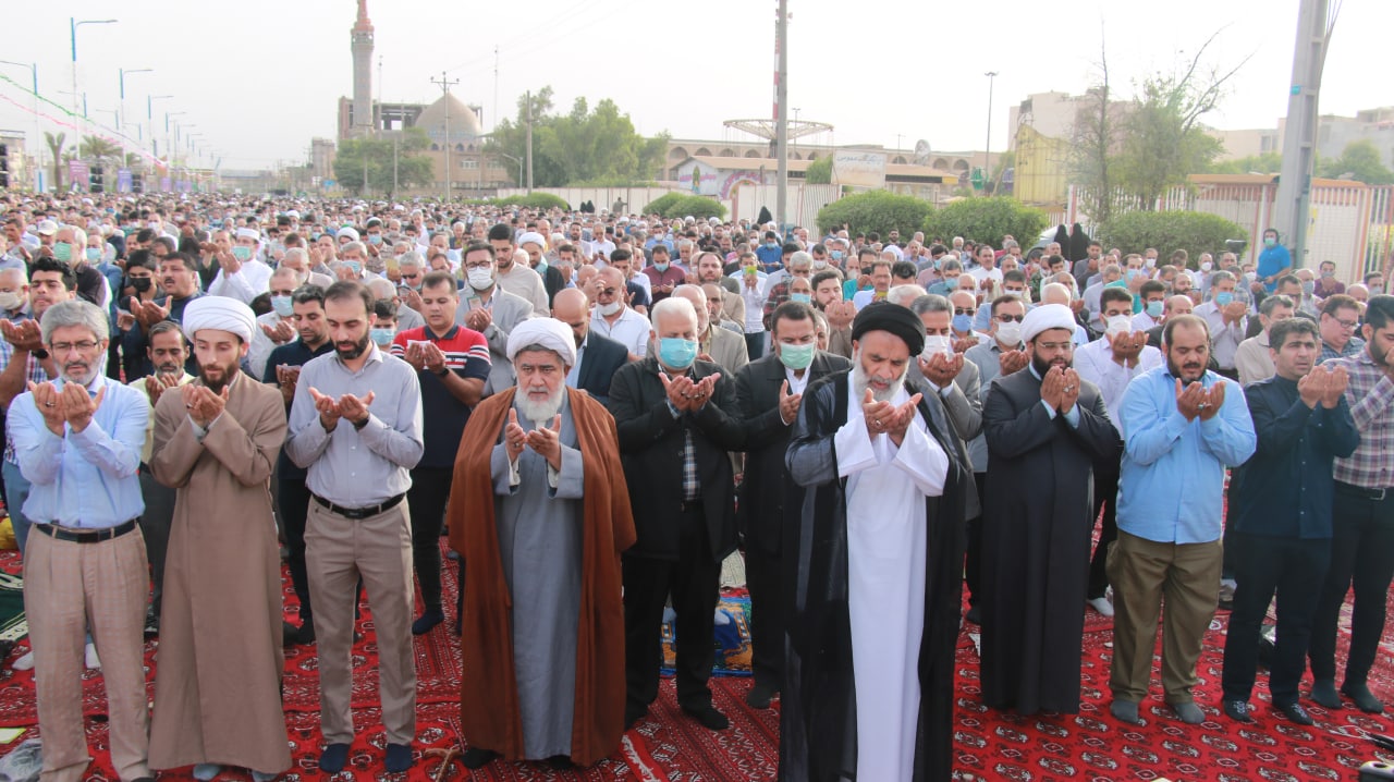 تصاویر/ اقامه نماز عید سعید فطر در اهواز