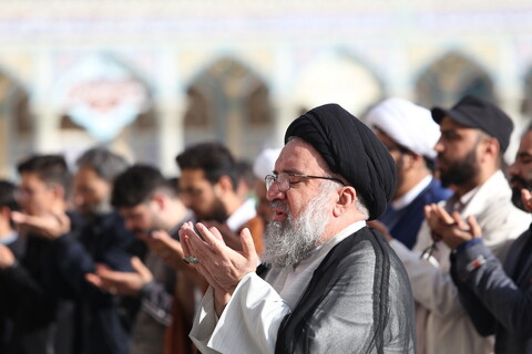 تصاویر / اقامه نماز عیدسعید فطر در مسجد مقدس جمکران