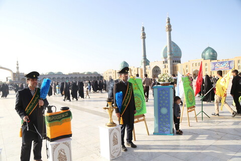 تصاویر / اقامه نماز عیدسعید فطر در مسجد مقدس جمکران