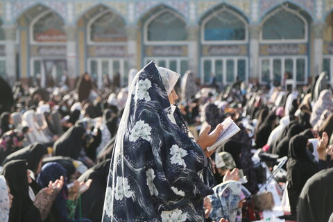 تصاویر / اقامه نماز عیدسعید فطر در مسجد مقدس جمکران