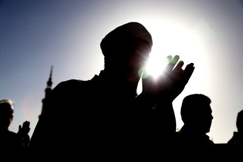 تصاویر / اقامه نماز عیدسعید فطر در مسجد مقدس جمکران