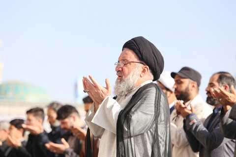 تصاویر / اقامه نماز عیدسعید فطر در مسجد مقدس جمکران