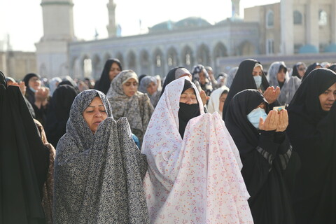 تصاویر / اقامه نماز عیدسعید فطر در مسجد مقدس جمکران