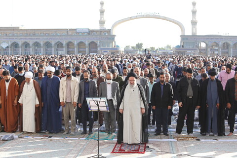 تصاویر / اقامه نماز عیدسعید فطر در مسجد مقدس جمکران