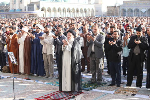 تصاویر / اقامه نماز عیدسعید فطر در مسجد مقدس جمکران
