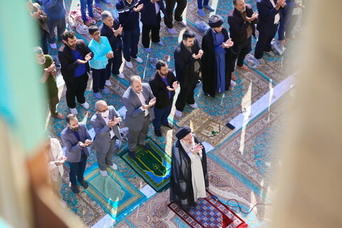 تصاویر / اقامه نماز عیدسعید فطر در مسجد مقدس جمکران