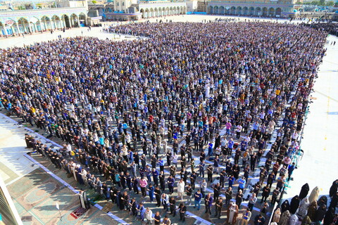 تصاویر / اقامه نماز عیدسعید فطر در مسجد مقدس جمکران