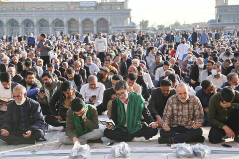 تصاویر / اقامه نماز عیدسعید فطر در مسجد مقدس جمکران