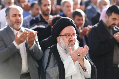 تصاویر / اقامه نماز عیدسعید فطر در مسجد مقدس جمکران