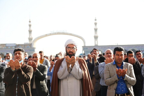 تصاویر / اقامه نماز عیدسعید فطر در مسجد مقدس جمکران