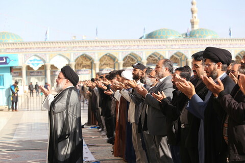 تصاویر / اقامه نماز عیدسعید فطر در مسجد مقدس جمکران