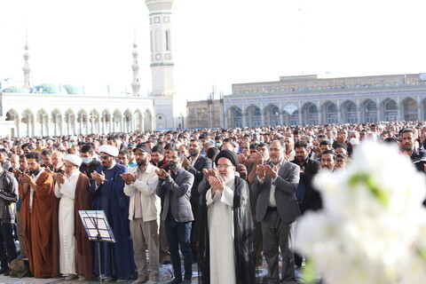 تصاویر / اقامه نماز عیدسعید فطر در مسجد مقدس جمکران