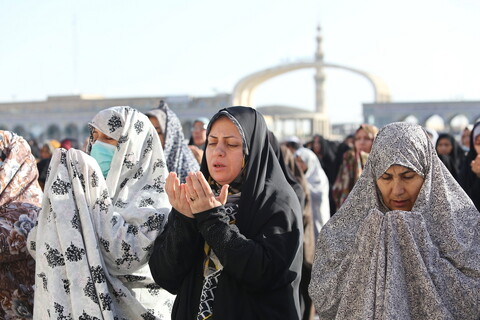 تصاویر / اقامه نماز عیدسعید فطر در مسجد مقدس جمکران