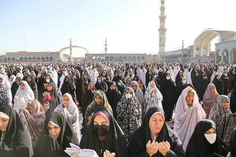 تصاویر / اقامه نماز عیدسعید فطر در مسجد مقدس جمکران