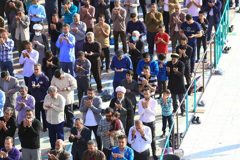 تصاویر / اقامه نماز عیدسعید فطر در مسجد مقدس جمکران