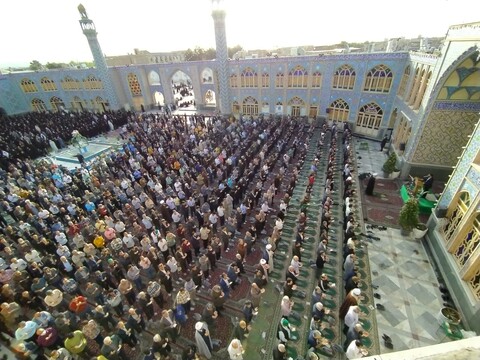 تصاویر: نماز پرشکوه عید سعید فطر در استان مقدس هلال بن علی آران وبیدگل