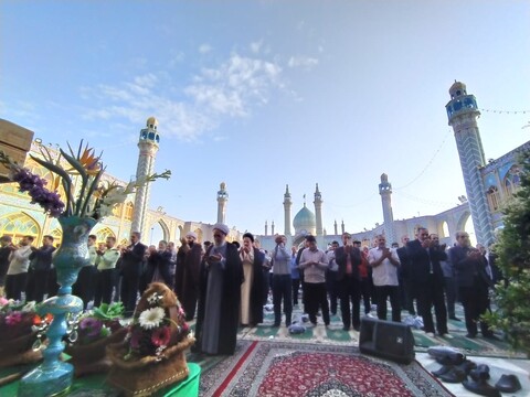 تصاویر: نماز پرشکوه عید سعید فطر در استان مقدس هلال بن علی آران وبیدگل
