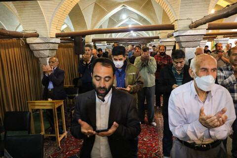 تصاویر/ احیا و اقامه نماز عید فطر در مسجد نو بازار اصفهان