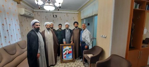 تصاویر/ ادای احترام به خانواده شهدای روحانی استان گلستان