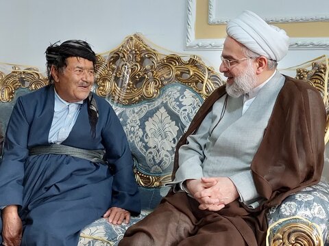 تصاویر/دیدار عیدانه نماینده ولی‌فقیه در کردستان با روحانیون استان
